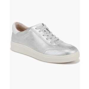 LifeStride Happy Hour Sneakers Silver Womens Size 8 Comfort System Sporty